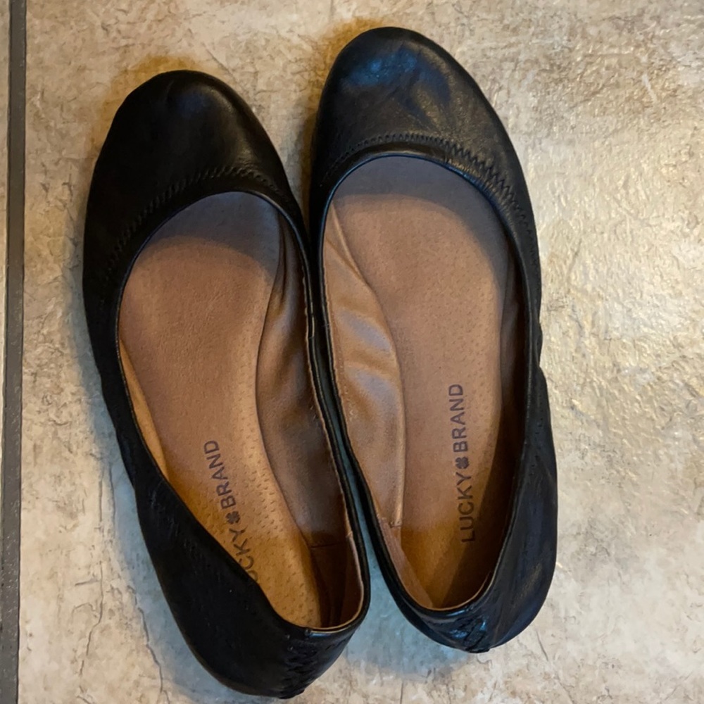 Lucky Brand leather flats